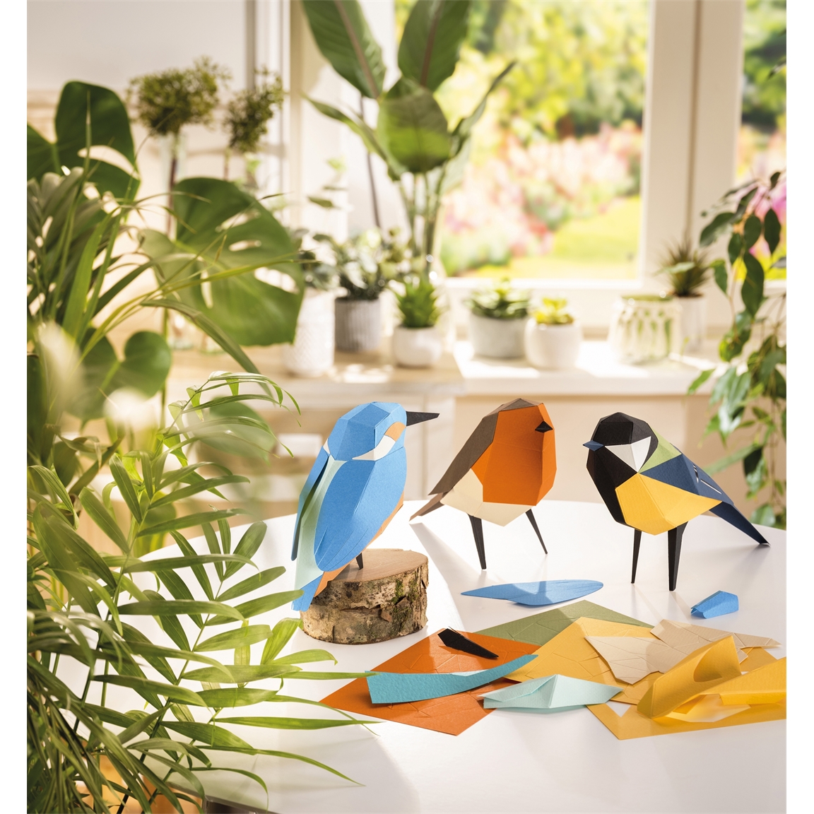 Modèle de papier artisanal en 3D, Sculpture d'oiseau kingfishing, puzzle de  décoration de maison, modèle Animal Origami, cadeaux, jouet pour adulte,  salon - AliExpress