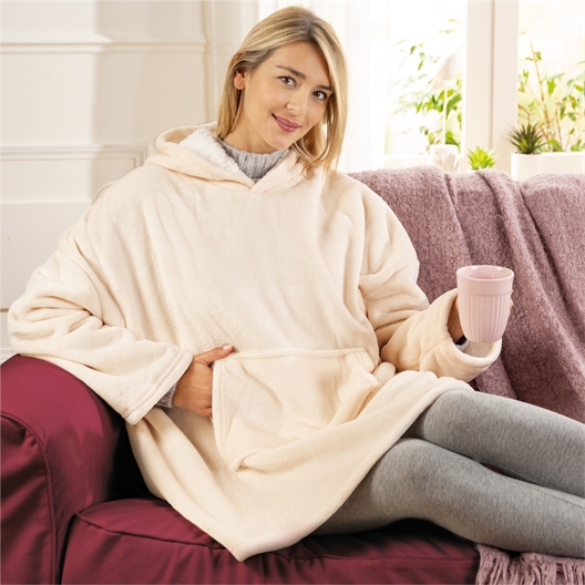 Sweat à capuche cocooning Sherpa