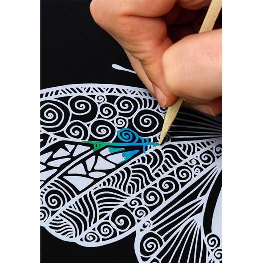 Cartes à gratter Lumière dorée