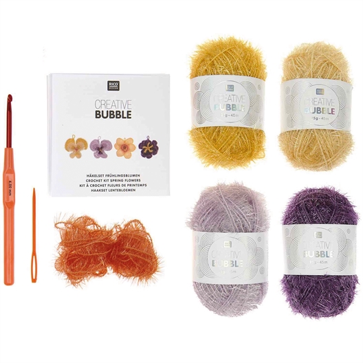 Kit Bubble à crocheter fleurs de printemps