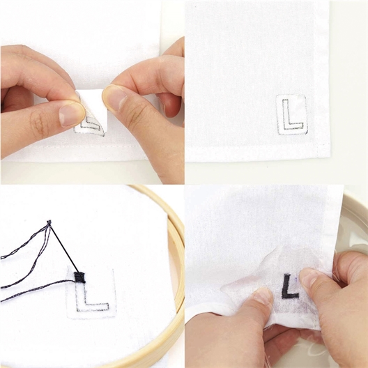 Kit de broderie alphabet floral