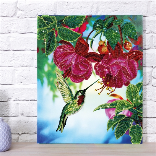 Kit tableau à diamanter Colibri