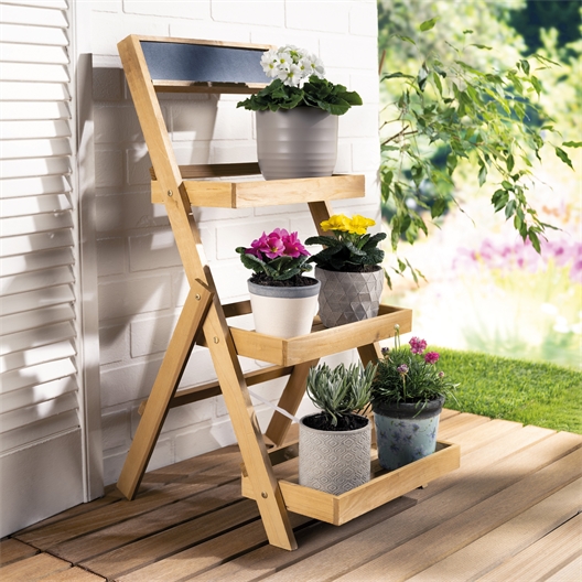 Etagère pour pot de fleurs
