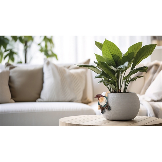 Décoration pot de fleurs nain de jardin