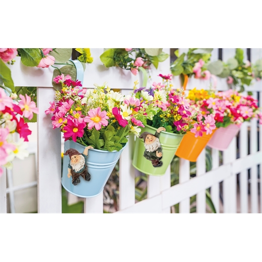 Décoration pot de fleurs nain de jardin