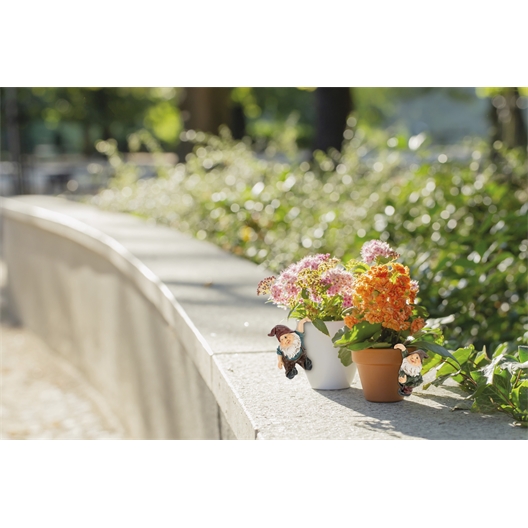 Décoration pot de fleurs nain de jardin