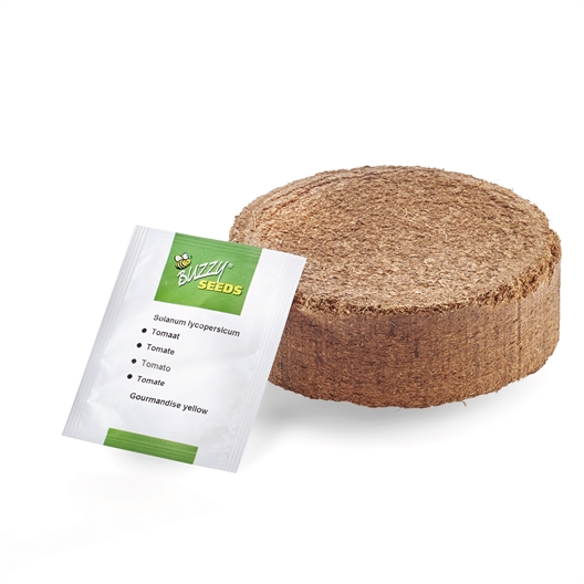 Panier suspendu tomates jaunes