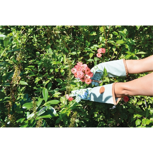 Gants de jardinage fleuris