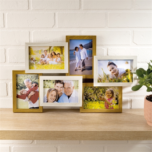 Cadre pêle-mêle bois