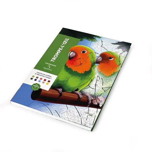 Coloriages mystère Trompe l'œil