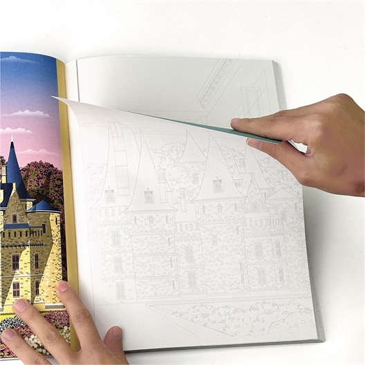 Paysages de France à colorier