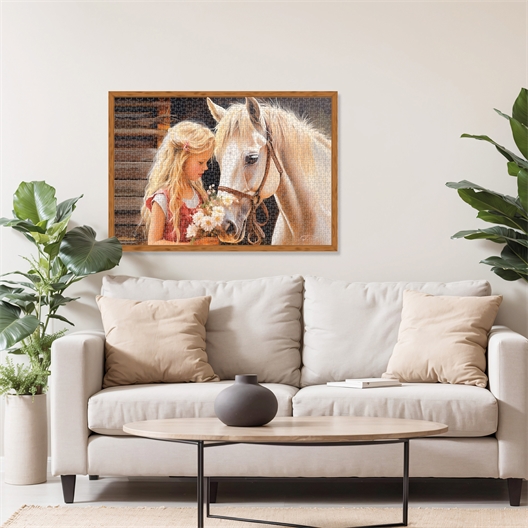 Puzzle 1000 pièces Mon ami le cheval