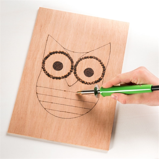 Pyrograveur avec 8 accessoires