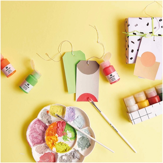 6 pots de peinture acrylique