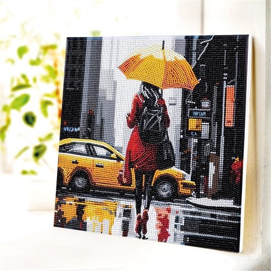 Tableau à diamanter Balade en ville