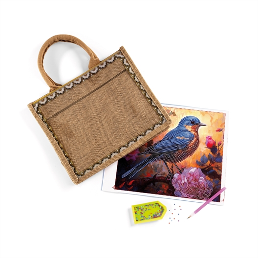 Kit cabas oiseau à diamanter