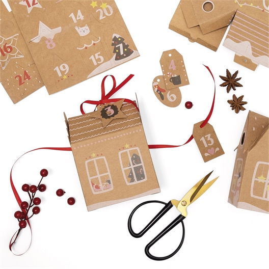 Kit calendrier de l'Avent Village