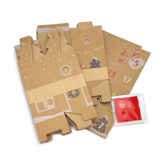 Kit calendrier de l'Avent Village