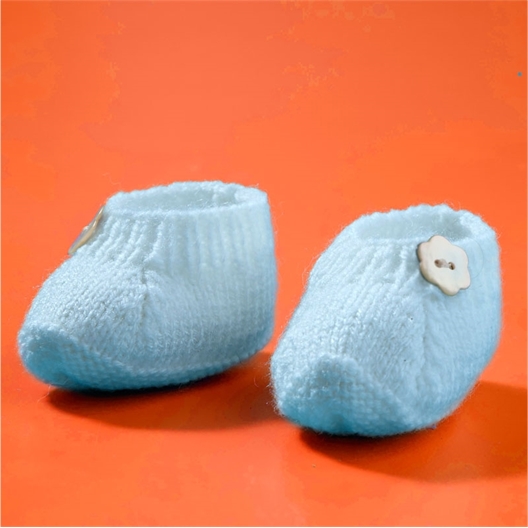 Modèle tricot Babylux chaussons n°2