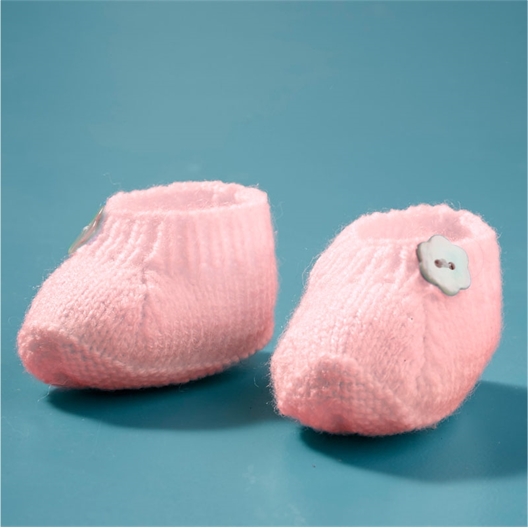 Modèle tricot Babylux chaussons n°2