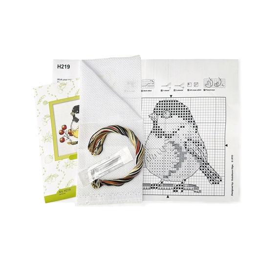 Kit point de croix Mésange