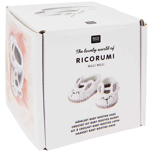 Kit crochet Ricorumi Baby Booties Lapin