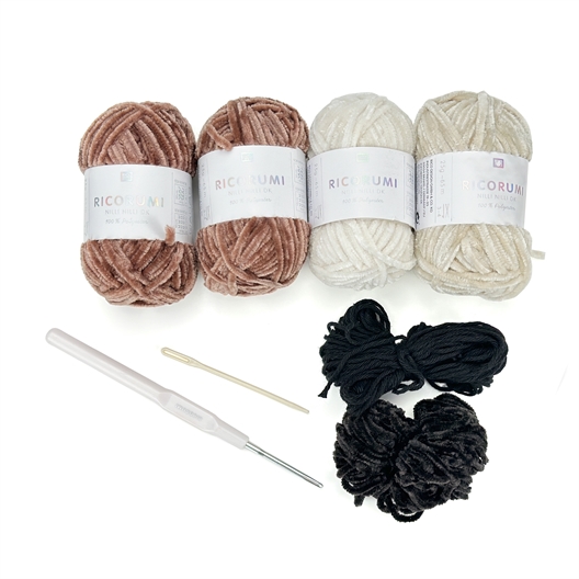 Kit crochet Ricorumi Baby Booties Hérisson