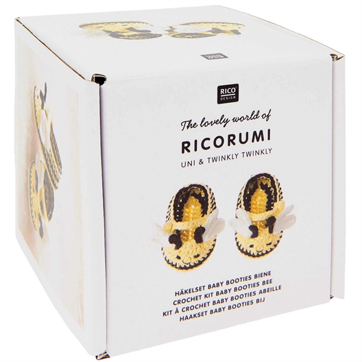 Kit crochet Ricorumi Baby Booties Abeille