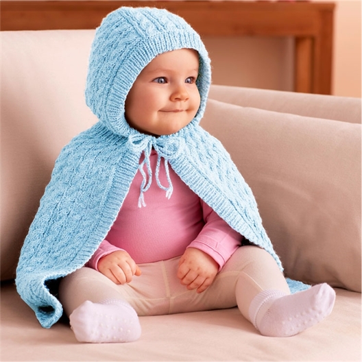 Modèle tricot Babylux cape n°4