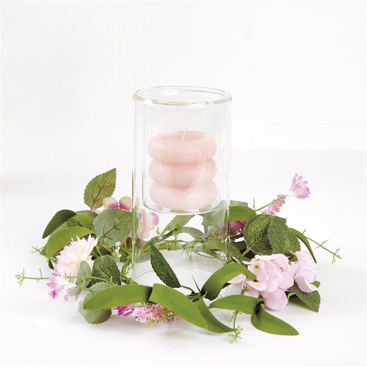 Couronne de fleurs mix