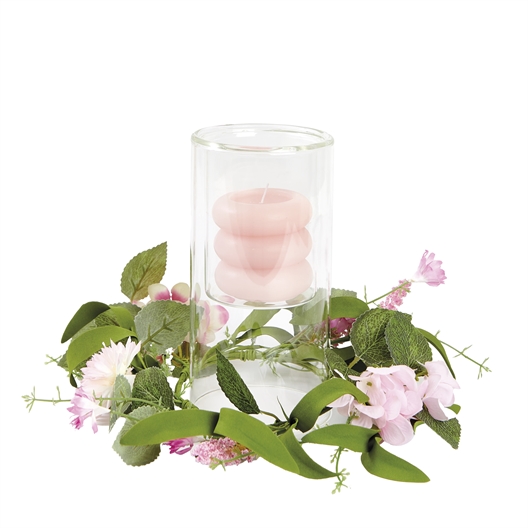 Couronne de fleurs mix