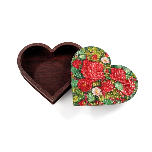 Kit broderie diamant boîte coeur