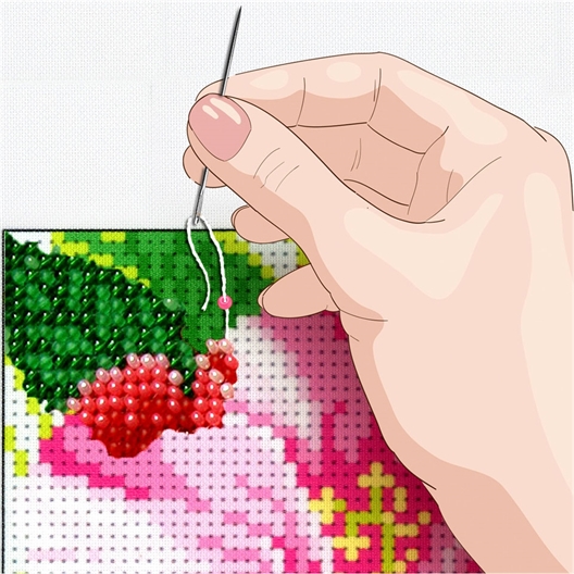 Kit broderie perles Chouettes