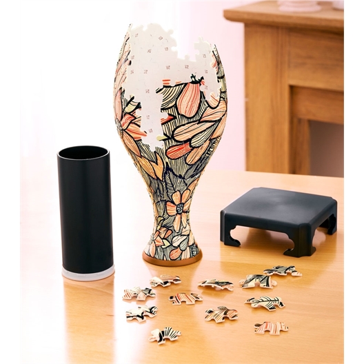 Puzzle vase 3D Pétales de fleurs