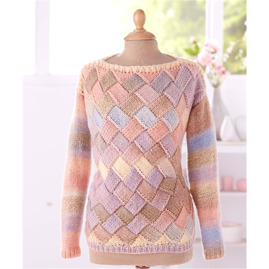 Modèle tricot Puzzle pull n°1