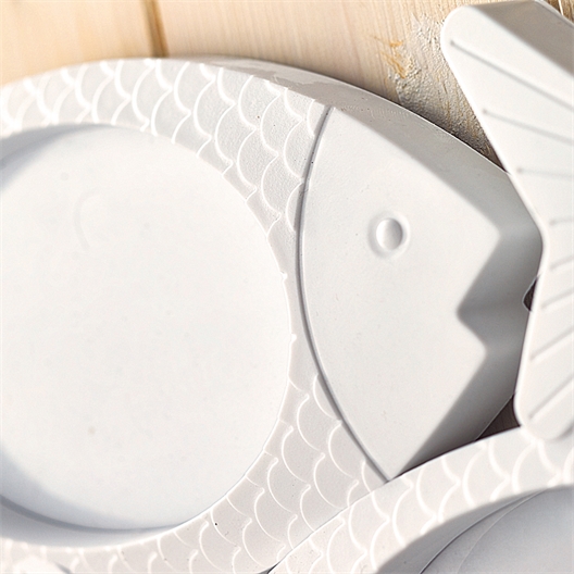 Cadre photos poissons blanc