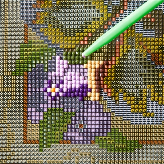 Kit perles à coller Diamant Dotz® Chaton sous la neige