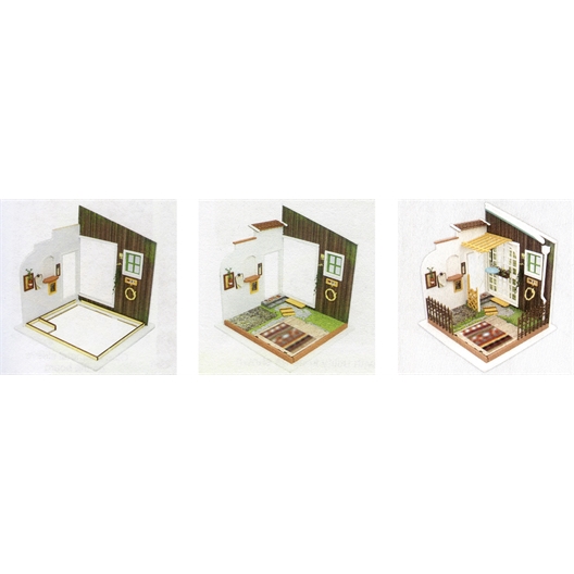 Maison miniature à créer Balcon fleuri