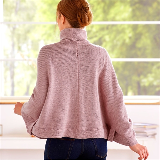 Modèle tricot Quito cape femme n° 3