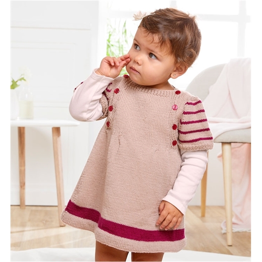 Modèle tricot Mérino robe n°9