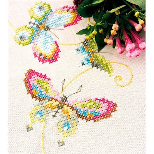 Kit surnappe papillons multicolores