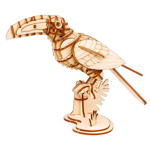 Puzzle bois 3D Toucan