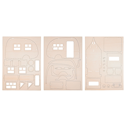 Kit puzzle 3D Caravane