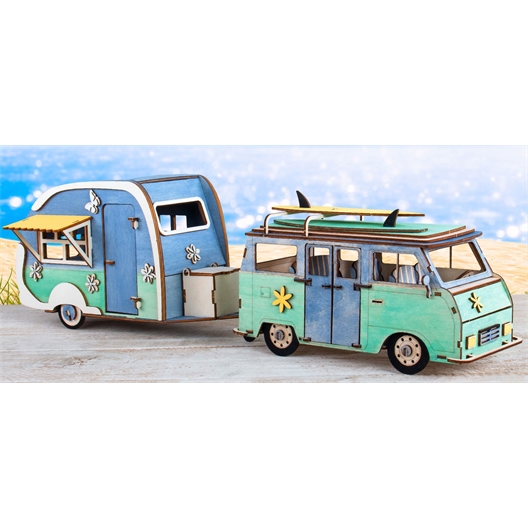 Kit puzzle 3D Camping car
