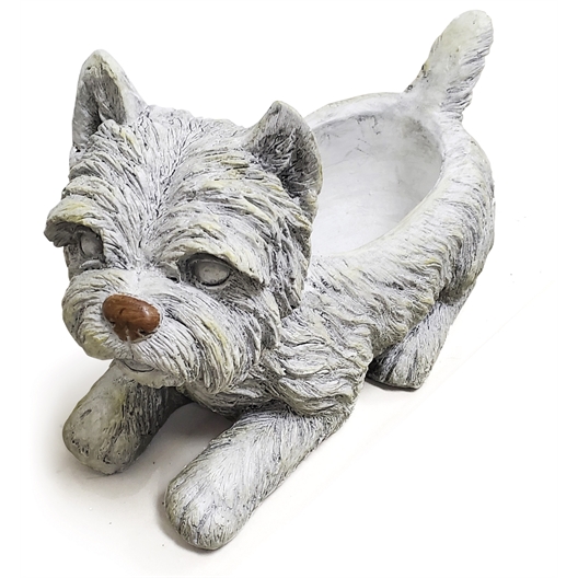 Pot de fleurs Westie ou Teckel