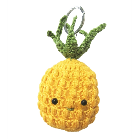 Kit porte-clefs au crochet poire ou pomme