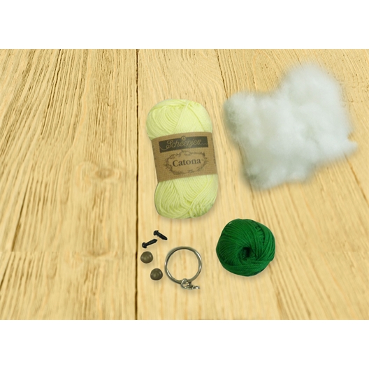 Kit porte-clefs au crochet poire ou pomme