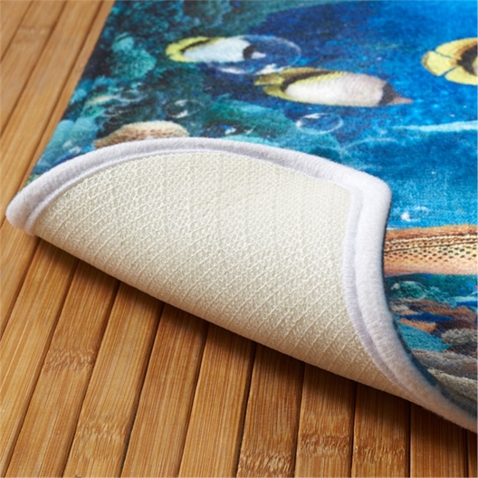 Lot de 3 tapis salle de bains dauphins