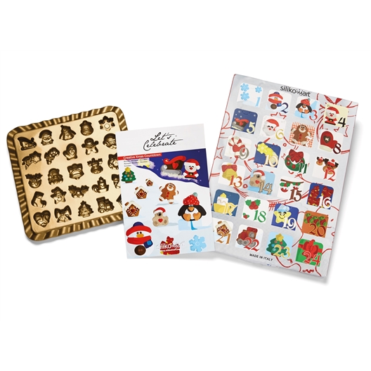 Kit calendrier de l'Avent en chocolat