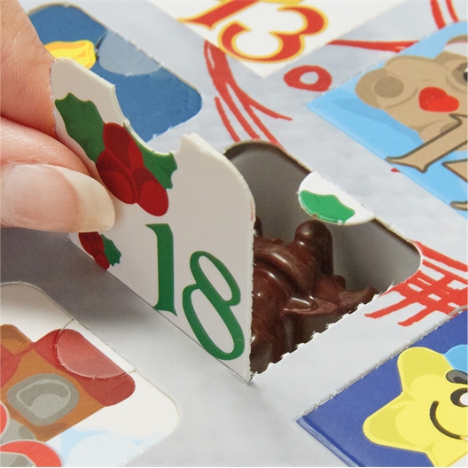 Kit calendrier de l'Avent en chocolat
